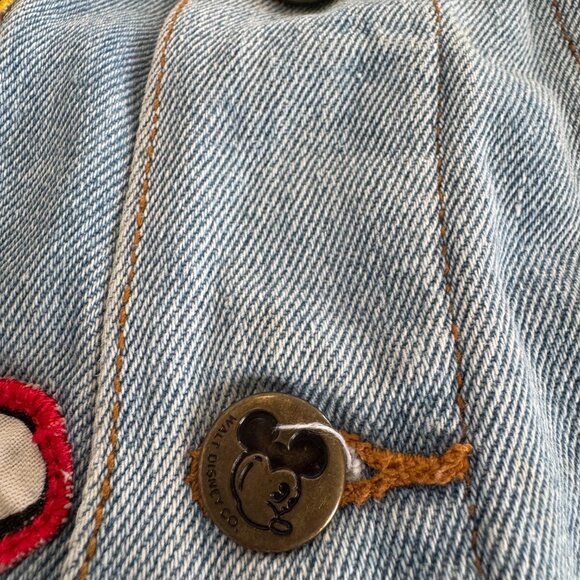 Vintage Mickey and Co Denim Jacket Patchwork - Picture 16 of 16